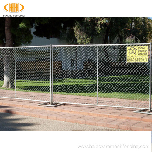 chain link fence outdoor removable temporary fence